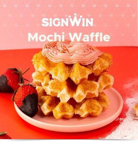 Poudre de mélange pour gaufres mochi à texture moelleuse, certifiée HALAL, OEM/ODM JAKIM, pour les boutiques de desserts - Product Image 5