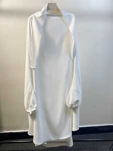 Yiwu <span class=keywords><strong>YUXI</strong></span> 2023 Offre Spéciale à manches longues robe Abaya vêtements traditionnels islamiques prière musulman Khimar Hijab Abaya - Product Image 4