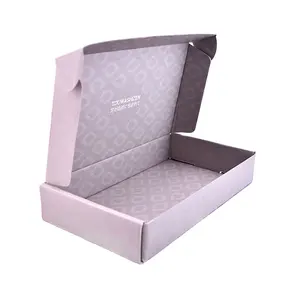 Custom High Quality Free Design Corrugated Mailer Molded Pulp Packaging Paper Box for Clothing Socks Underwear Gift Box