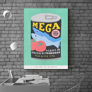 Quadro Decorativo Moderno con Bevande in Lattina Colorate, Stampa HD Semplice di Succhi e Bevande, <span class=keywords><strong>Poster</strong></span> per Arredamento Soggiorno - Product Image 4