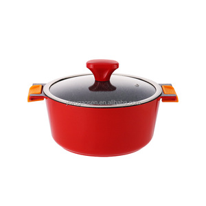 Juego de utensilios de cocina fundidos a presión de aluminio de 6 piezas con tapas de vidrio y mangos de baquelita resistentes al calor - Product Image 4