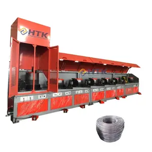 HTK brand Dry type carbon Steel wire LZ10/560 Straight Line Wire Drawing Machine