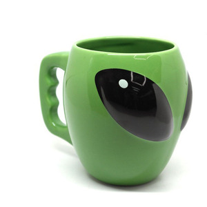 Alien Céramique 3D Mug Creative Green Alien Coffee Cup Personnalisé Cartoon Exquisite Drinkware for Tea Coffee for Restaurants - Product Image 3
