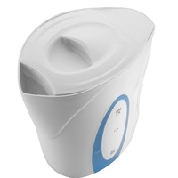 Bouilloire électrique en plastique de 1,7 L/2 L avec grands indicateurs de niveau d'eau transparents