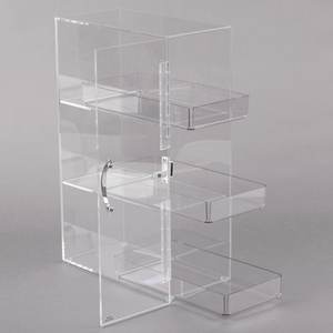 2024 Three-Section <b>Clear</b> Bread <b>Box</b> with Modern Design Store <b>Display</b> Stand Only - Product Image 3