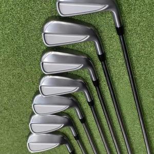 Ensemble complet de clubs de golf unisexes en acier au carbone, têtes de fer forgées CNC, poignée en caoutchouc, protège-têtes, pour joueurs débutants et intermédiaires - Product Image 2