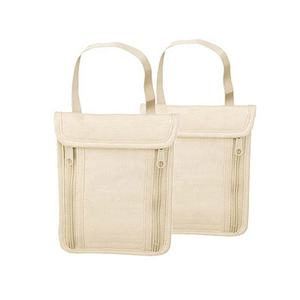 กระเป๋าคอชุดชั้นในแบบซ่อนสำหรับการเดินทางที่ป้องกันการโจรกรรมที่ใส่หนังสือเดินทาง - Product Image 1