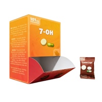 Boîte de présentation de comptoir avec logo personnalisé pour les bonbons gélifiés et le chocolat