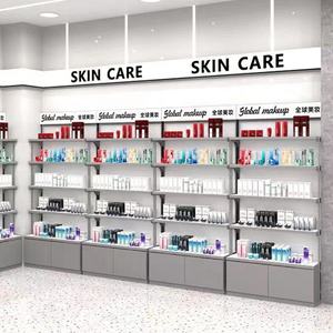 Estantes cosméticos de moda Tienda de belleza Tienda minorista Estante de exhibición de cosméticos con gabinete - Product Image 5