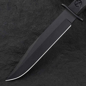 Cuchillo Bowie KB EK MODEL 5 EK45 con punta recta, para acampar al aire libre, de acero inoxidable, mango de fibra de vidrio, 4 mm de grosor, DIY OEM, 20 cm - Product Image 2