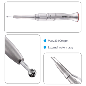 Piezas de mano dentales para implantes: Micromotor recto de velocidad multiplicadora 1:2, Contra-ángulo y Pieza de mano quirúrgica recta de baja velocidad - Product Image 5