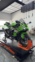 Cric hydraulique à ciseaux pour moto 1000 LBS - Table élévatrice stable pour moto et VTT en garage
