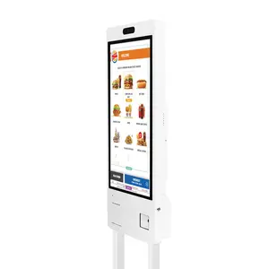 2 Jahre Garantie Self Checkout Kiosk Zahlungs terminal für bargeldloses Bezahlen im Supermarkt Capac itive Touch 10 Point Android 7.1