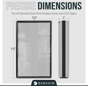 Boîte de présentation en acrylique avec couvercle en cristal magnétique coloré pour cartes gradées PSA, protection résistante aux UV pour cartes à collectionner Pokemoned CGC - Product Image 4