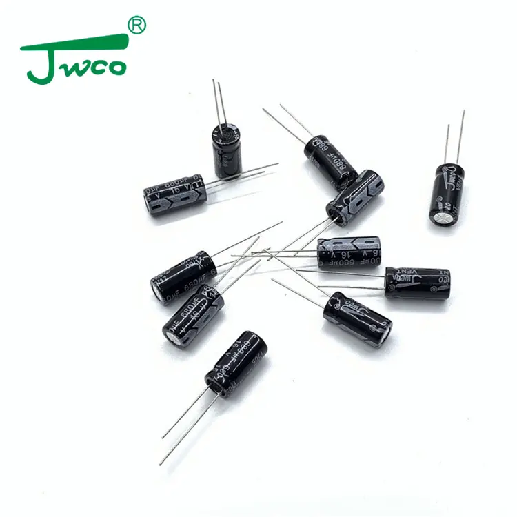 PVC PET casing aluminum electrolytic capacitor with high durability and high quality