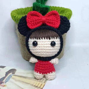 Hecho a mano de punto Adorable regalo de Pascua Crochet juguete hecho a mano Crochet <span class=keywords><strong>Doll</strong></span> - Product Image 5