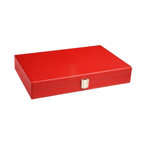 Personalizzati su misura di lusso In Pelle backgammon board con pedine pezzi set di giochi per turco - Product Image 2