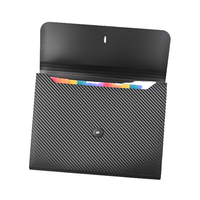 Carpeta de Archivo Expandible con Botón a Presión OEM, Carpeta de Papelería de Viaje con Múltiples Compartimentos, Carpetas Escolares de PP para Archivar Documentos