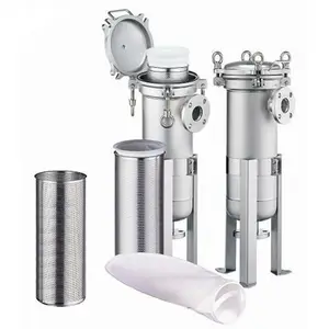 TS Filter Supply [Strainer Basket Filter] Large Flow Stainless Steel#316 Alcohol/Oil/Juice/Beer/Wine/Milk In-line Filter Machine