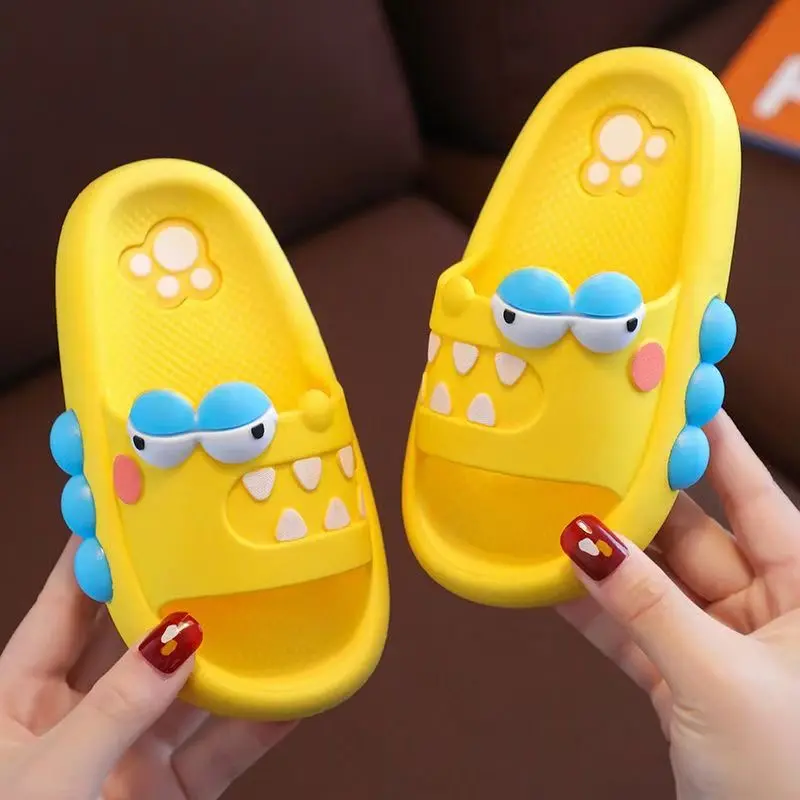 Shark Summer Children's Slippers Shoes Kids Toddler Baby Outdoor Eva Cartoon Printing Cute Flat Heel Beach Slippers
