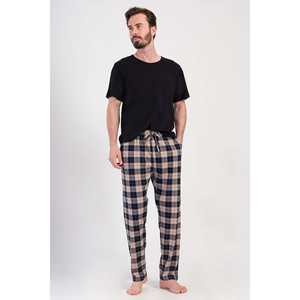 Pyjama en soie XXL pour homme, haut de gamme, décontracté, pour la maison, sans manches, en jersey imprimé, grande taille, doux et confortable pour les couples - Product Image 5