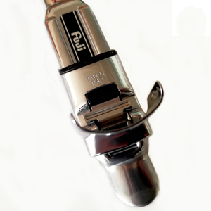 Canne à pêche télescopique en acier inoxydable argenté NS 200g Leurre dur à action rapide avec poignée en liège pour la pêche en lac/ruisseau/rivière - Product Image 4