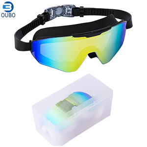 Gafas <span class=keywords><strong>de</strong></span> Natación para Adultos, Protección Ocular, HD, Electrochapadas, Extra Grandes, Impermeables, Antivaho, Venta al Por Mayor - Product Image 2