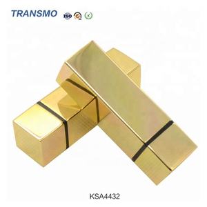 Wholesale Aluminum Lipstick Empty <b>Container</b> Golden square Empty Custom Lipstick Tube <b>Container</b> Luxury - Product Image 6