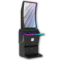 Pantalla táctil curvada de alta calidad más popular de EE. UU., tablero de juegos de PC múltiple, máquina de juego de habilidad de pie