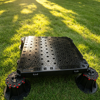 Grille de sécurité moderne en plastique pour sol surélevé, panneau de protection pour gazon synthétique, accessoire de revêtement de sol élégant pour la décoration