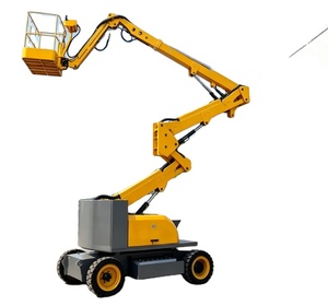 รถกระเช้าบูมไฮดรอลิกสีเหลืองแบบขับเคลื่อนด้วยตัวเองสำหรับงานบำรุงรักษา - Product Image 1