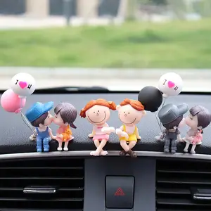 Cartoon Cat Car Review Mirror Decor, Cute Cat Figurine, Kawaii Car  Dashboard Ornament, Cat Desktop Ornament, Car Accessories, Car Interior 