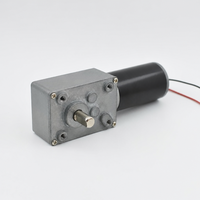 Moteur à vis sans fin DC, diamètre 31 mm, moteur à tube en acier avec boîte de vitesses à vis sans fin 40*58 mm, moteur électrique à balais 12 V 18 V