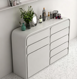 Meuble de rangement moderne en bois blanc avec tiroirs pour salon, chambre, bureau à domicile - Product Image 2