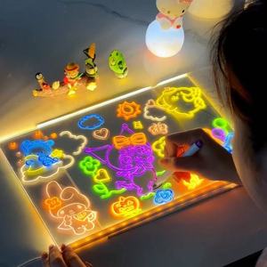 Trẻ Em LED Acrylic Trang Trí Bền Vẽ Hội Đồng Quản Trị Với Màu Tấm 12V Điện-Món Quà Sinh Nhật Hoàn Hảo Cho Cô Gái Và Chàng Trai - Product Image 1