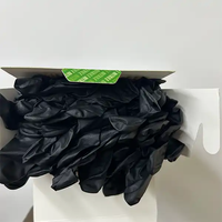 Boîte personnalisée de 100% gants en nitrile noir de 9 pouces, sans latex, pour barbiers, salons de tatouage, salons de beauté, dentistes et ongleries