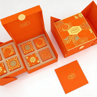 Boîte cadeau carrée en carton rigide biodégradable de qualité supérieure pour artisans professionnels, avec gaufrage personnalisé, écologique, pour faveurs de mariage