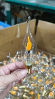 Bombillas LED con Efecto de Llama AC110V 220V E12 E14 E26 E27, Bombillas de Luz con Llama Parpadeante, Efecto de Fuego Más Realista, Lámparas de Vela Candelabro