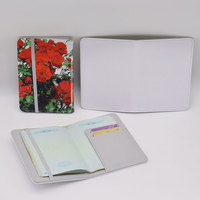 Portefeuilles de voyage vierges pour cartes de crédit professionnelles, porte-passeport vierge en cuir, couverture de passeport à sublimation