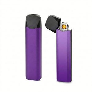 Hot Sales Personalization Custom logo <b>Windproof</b> Cigarette <b>Lighter</b> Metal Electric <b>Lighter</b> for Smoke - Product Image 3