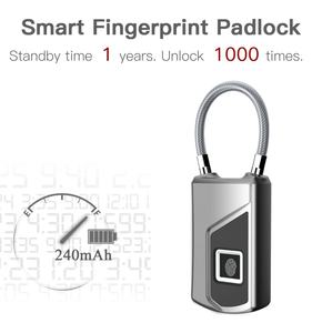 スマート指紋アルミニウム壁ロック防水機能付きキャビネットドアに最適な長い待機時間 - Product Image 3