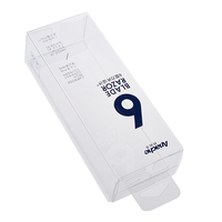 Boîtes personnalisées personnalisées avec Logo, longues boîtes d'emballage, en plastique Transparent PP PVC PET, pièces
