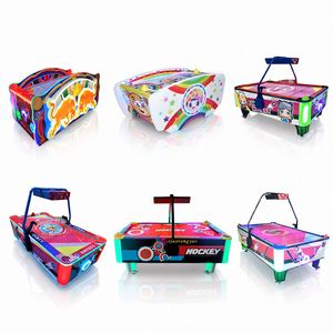 Air Hockey Office Break Room Table Quiet Fan Motor Modern Cabinet Indoor Staff Leisure Game Equipment - Product Image 2