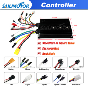 Kit di conversione e-bike 2026 MTX Sailmotor con motore a vela 48V 1500W, 52V 2000W, 72V 3000W, con display LCD e batteria opzionali - Product Image 3