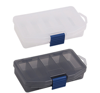 Boîte à appâts imperméable et résistante aux chutes, accessoires de pêche, boîte de rangement 5 compartiments pour la pêche