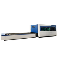 HONGSHENGDA 3015BW-6000W Máquina de Corte Láser Programable CNC de Alta Precisión, Refrigerada por Agua, de Diseño Cerrado y Alta Potencia