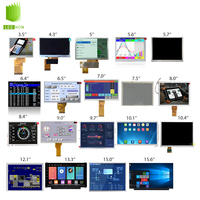 Panel Layar LCD AUO/BOE/Innolux/Tianma/IVO 4.3/5/5.6/6.5/7/8/9/10.1/10.4/15/15.6/21.5 Inci Modul LCD Industri