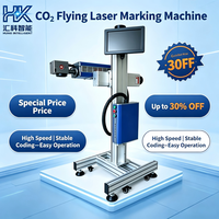 Machine de marquage laser CO2 Huike 30W 60W en promotion pour textiles, bois et emballages – Codeur continu
