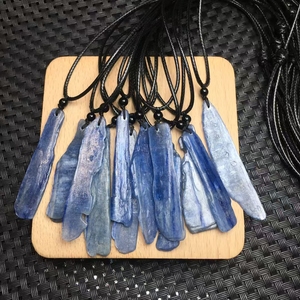 Chất Lượng Cao Nguyên Liệu Tự Nhiên <span class=keywords><strong>Kyanite</strong></span> Pha Lê Mẫu Đánh Bóng Màu Xanh <span class=keywords><strong>Kyanite</strong></span> Pha Lê Thanh Quyến Rũ Vòng Cổ - Product Image 6