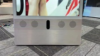 Señalización Digital Exterior con Soporte, Reproductor LCD Ultrafino con Batería Móvil y Software Incluido